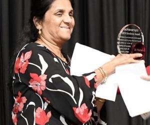 Excellence Award recipient, Dr. Padmini Udupa