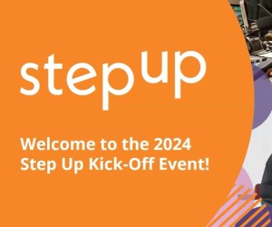 Step Up virtual kick off event graphic