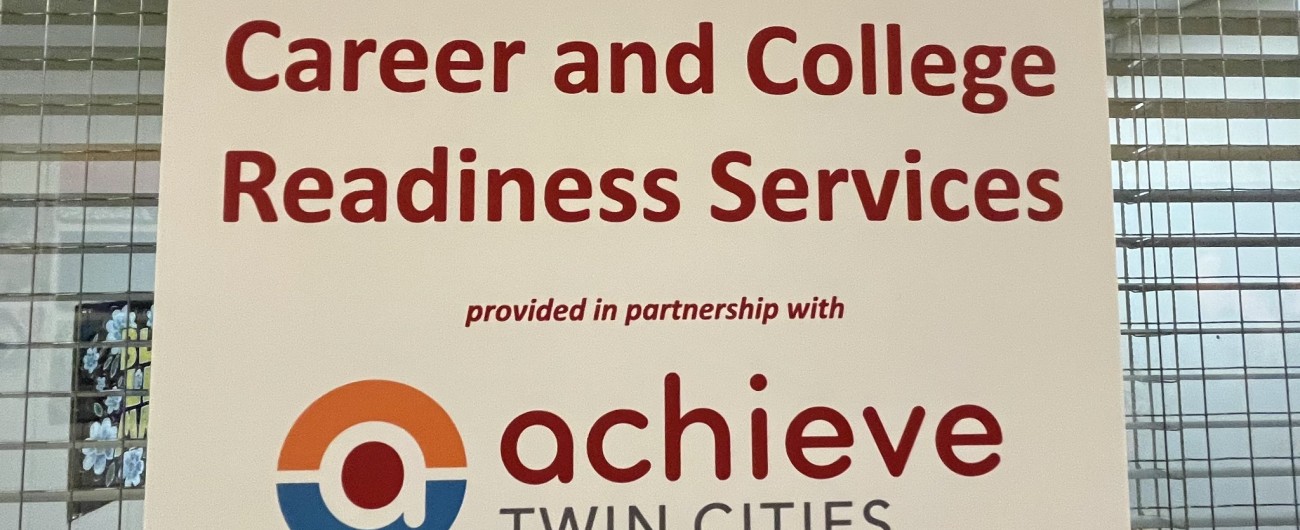 Achieve Twin Cities CCR sign 