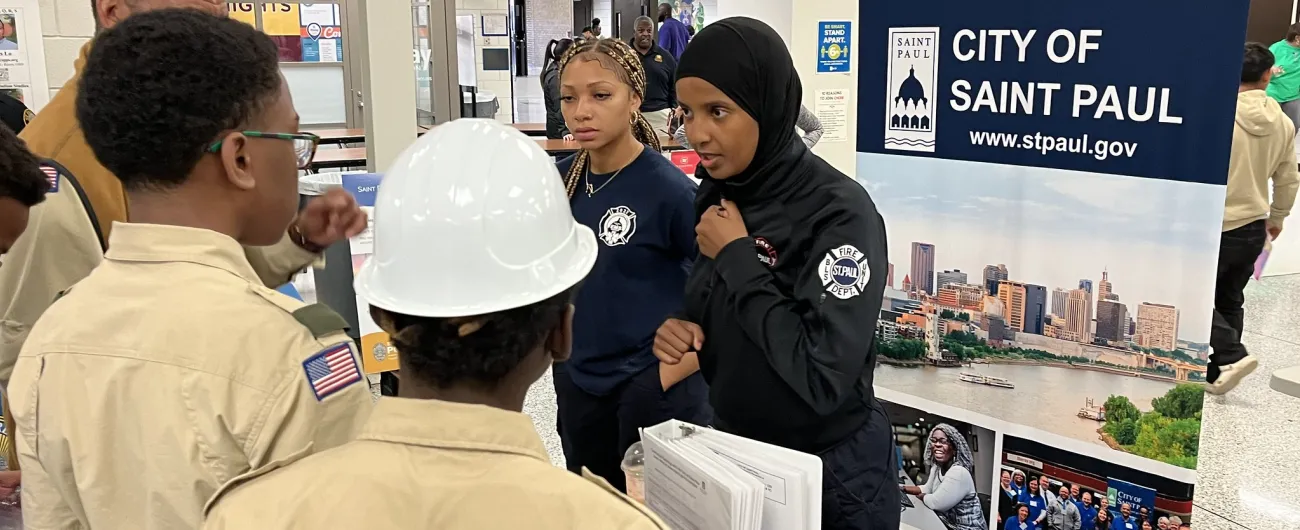 City of Saint Paul reps talk with students about career options 
