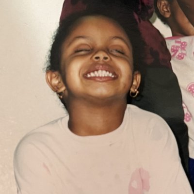 Aisha Mohamed as a child