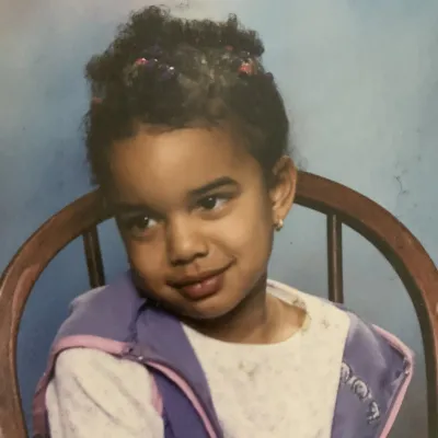 Gabby Brown Torres childhood pic